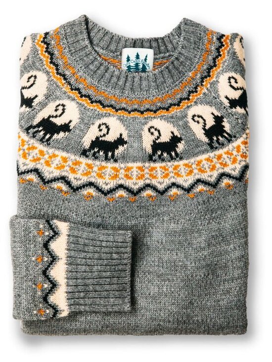 Kiel James Patrick Sweaters - KJP Cozy Cabin Sweater Black Cat and Moon Sweater Halloween
